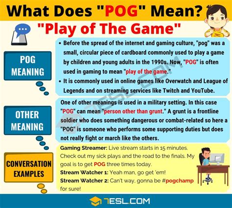 pog meaning slang|why do people say pog.